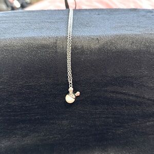 Mickey Mouse Pearl with ears necklace and chain